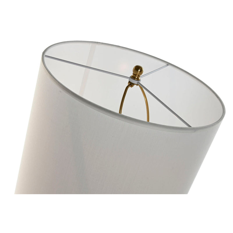 Tischlampe Weiß Gold Eisen 78 cm