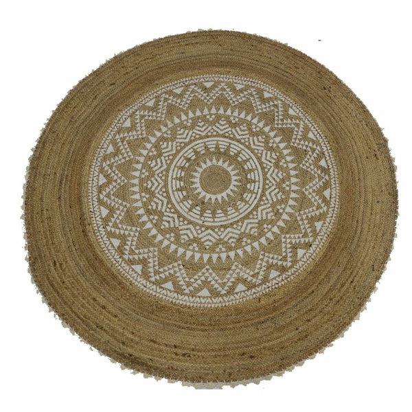 Teppich Braun Mandala (200 x 200 x 0,75 cm)