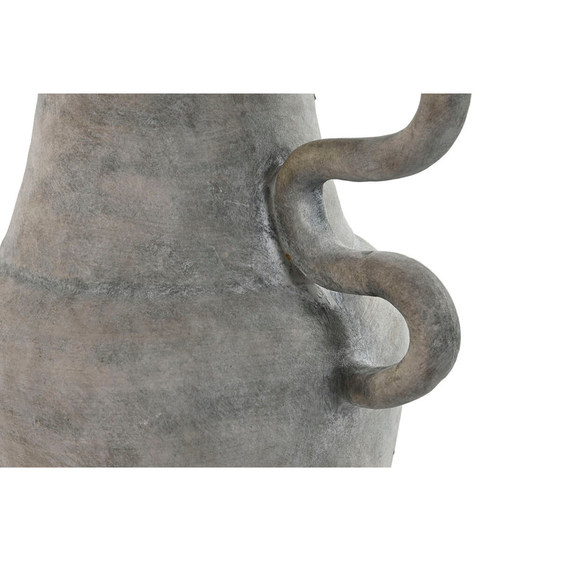 Vase Hellgrau Terrakotta Orientalisch 49 cm