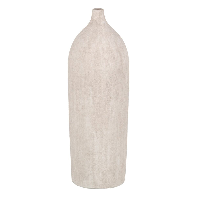 Vase Creme Keramik Moderne Sand 60 cm
