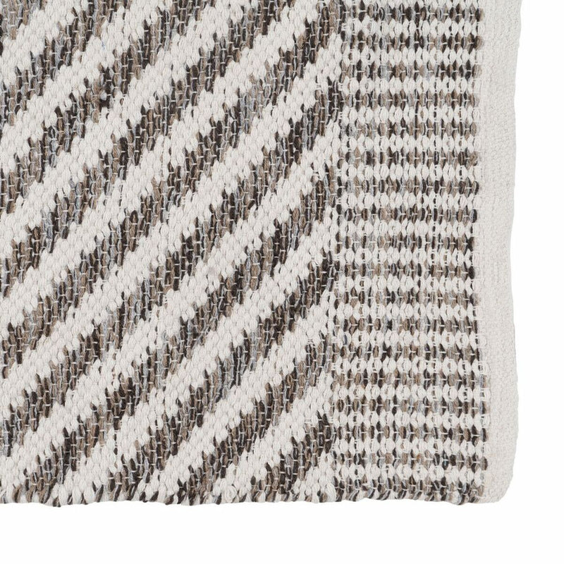 Teppich Weiß Grau Baumwolle Polyester 120 x 180 cm