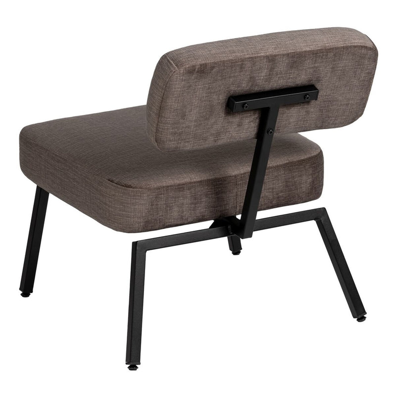 Stuhl Schwarz Grau 59 x 71 cm