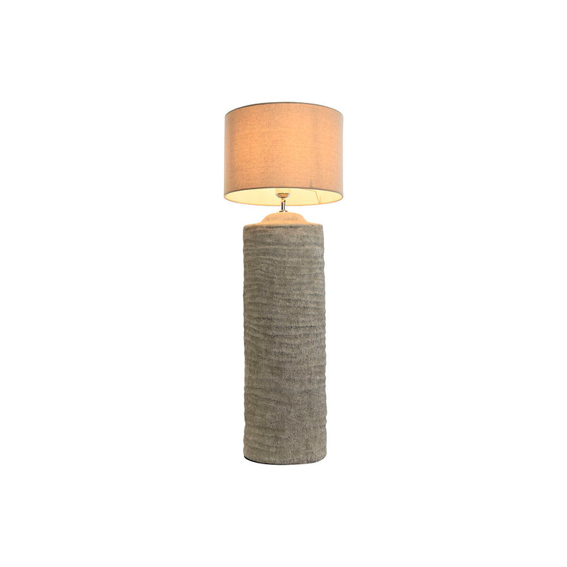Tischlampe Grau Zement 82 cm