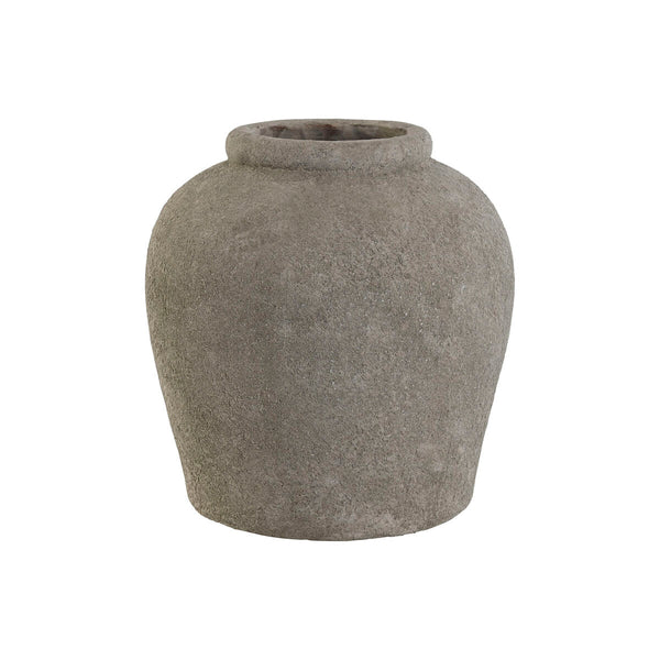 Vase Grau Zement 30 cm