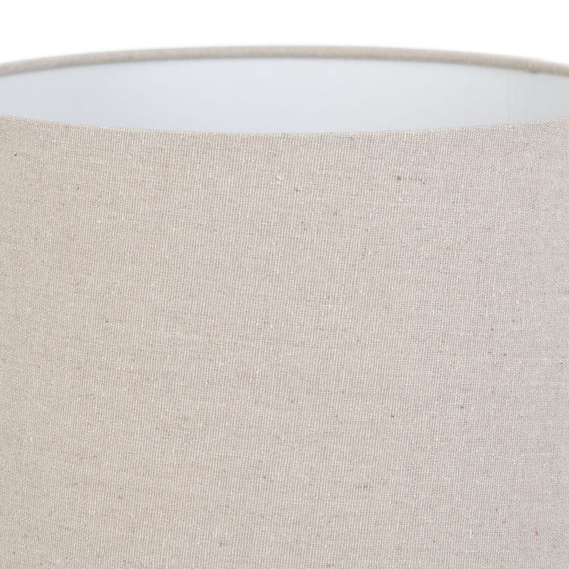 Tischlampe 54 cm aus Keramik natürlich Weiß