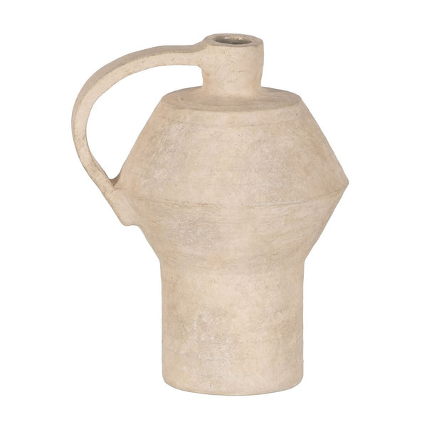 Vase Hellgrau Keramik 23 cm