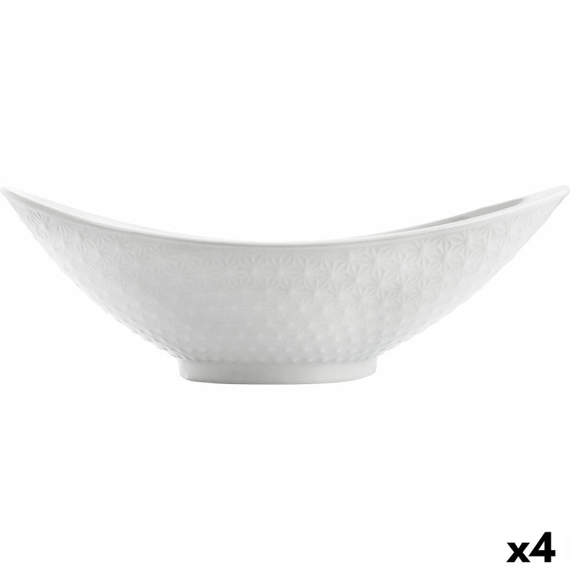 Schüssel Set Gastro Keramik Weiß (28,2 cm) (4x)