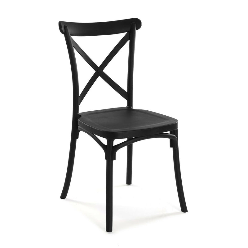 Stuhl Kunststoff Schwarz