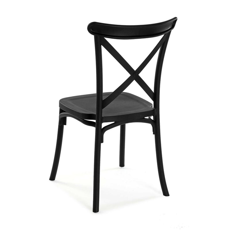 Stuhl Kunststoff Schwarz