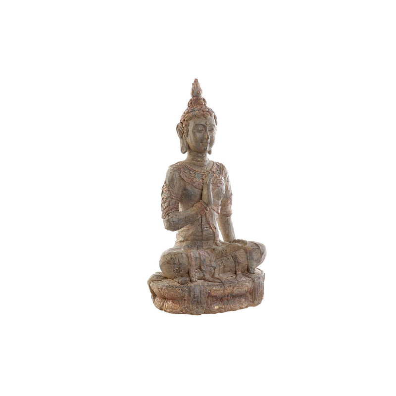 Dekofigur Grau Buddha Harz 51,5 cm