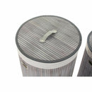 Korb Set Set Grau Bambus 60 cm