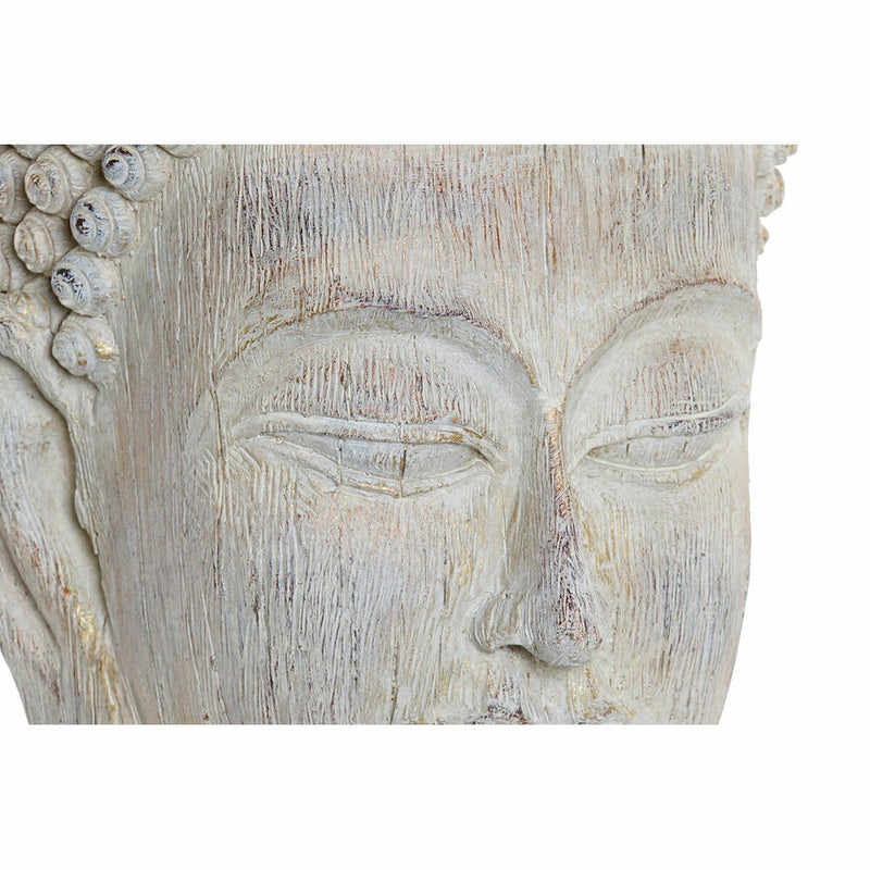 Dekofigur Dekoobjekt Grau Buddha Harz 65 cm
