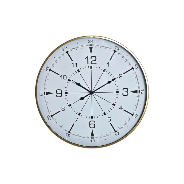 Wanduhr Metall Weiß Kompass (60 cm)