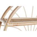 Wand-Regal natürlich Rattan 60 x 60 cm