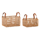 Darotha Korb Dekokorb Set Metall Boho 36 cm