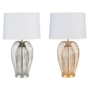 Tischlampe Set Metall Polyester 50W (63 cm)