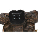 Dekofigur Dekoobjekt Golden Kupfer Harz 93 cm