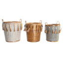 Korb Set Bambus Boho 54 cm