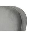 Sessel Grau Polyester Metall 76 cm