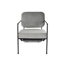 Sessel Grau Polyester Metall 76 cm