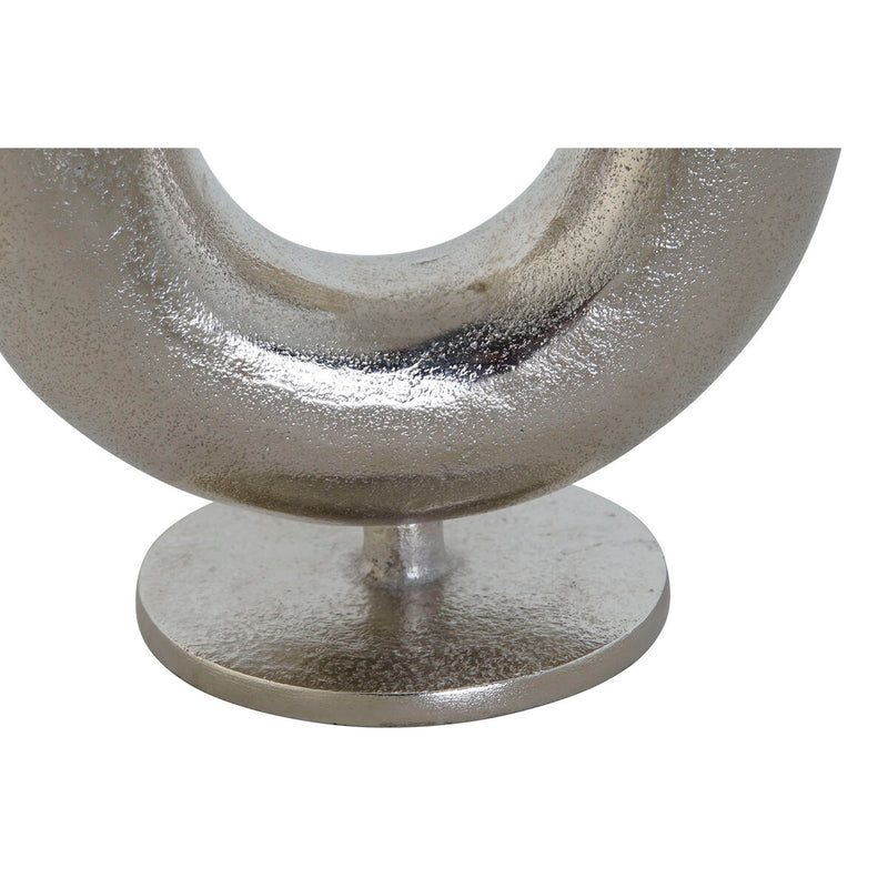 Refu Vase Silberfarben Aluminium 19 cm