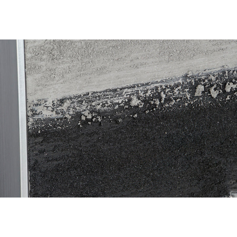 Bild abstrakt Grau Modern 140 x 100 cm