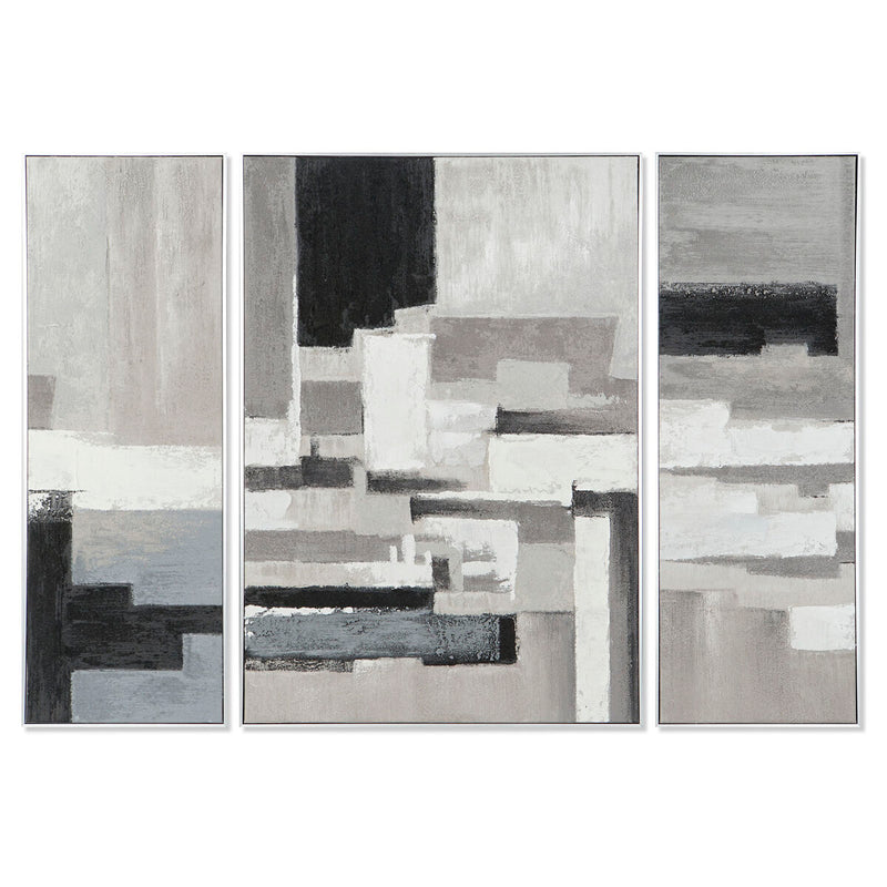 Bild abstrakt Grau Modern 140 x 100 cm