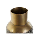 Zaya Vase Grau Gold Dunkelgrau Metall 56 cm