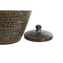 Tatros Vase Grünbraun Aluminium 49 cm