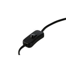 Tischlampe Schwarz Aluminium 69 cm