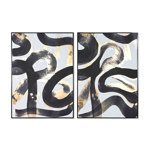Bild Home ESPRIT abstrakt Modern 103 x 143 cm
