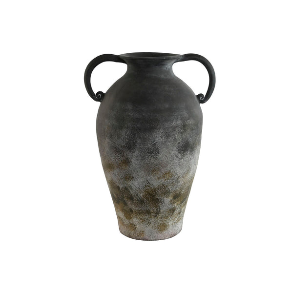 Vase Grau Dunkelgrau Terrakotta Orientalisch 48 cm