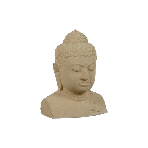 Dekofigur Beige Buddha 70 cm