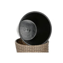 Blumentopf Set Polypropylen Rattan 45 cm