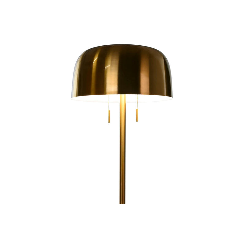 Stehlampe Gold Metall 148 cm