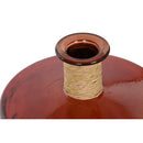 Vase Braun Schnur Verre 45 cm