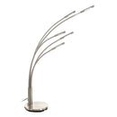 Tischlampe 78 x 21,5 x 98 cm Grau Metall Marmor