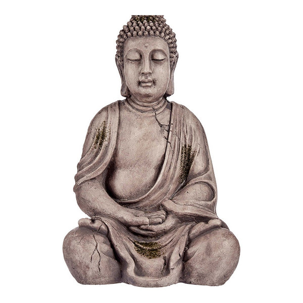 Dekofigur Dekoobjekt Ibergarden Buddha Grau Harz (50,5cm)