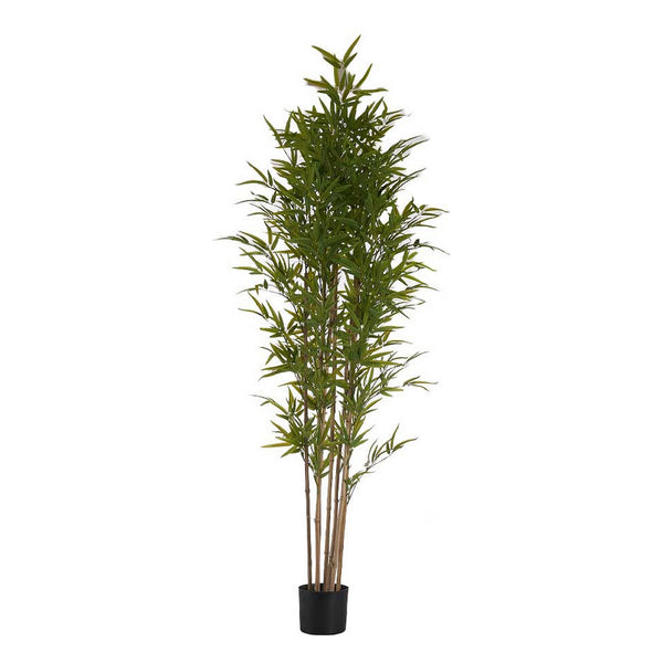 Dekopflanze Kunstpflanze DKD Home Decor Bambus Grün Kunststoff (180 cm)