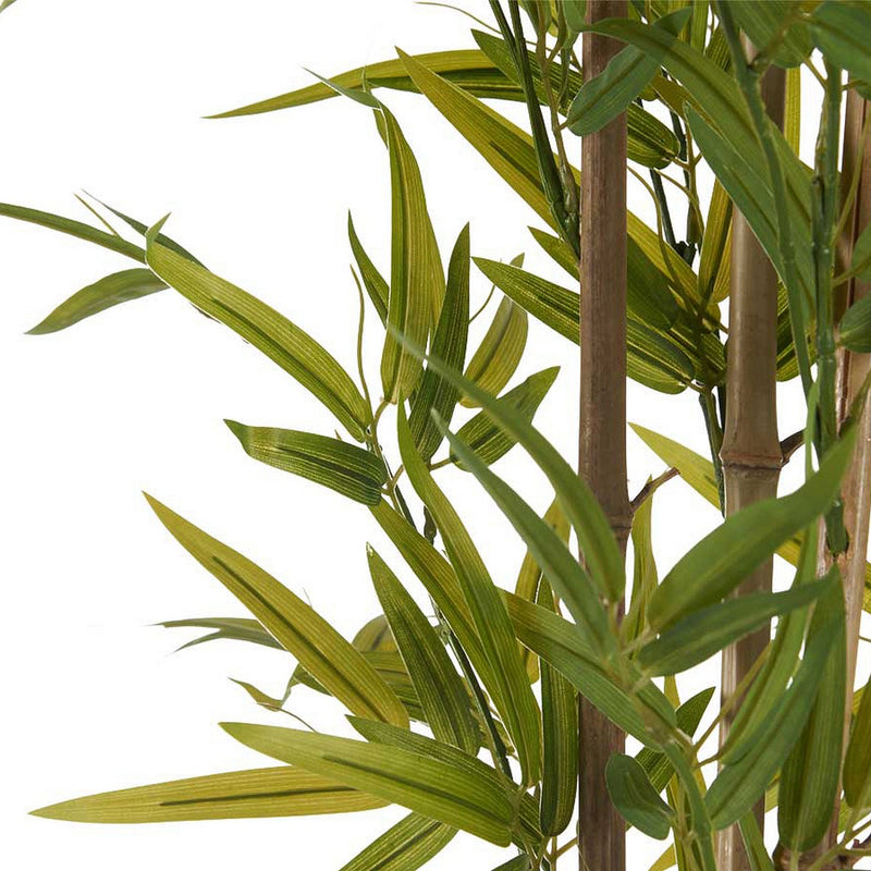 Dekopflanze Kunstpflanze Bambus Grün Kunststoff (180 cm)