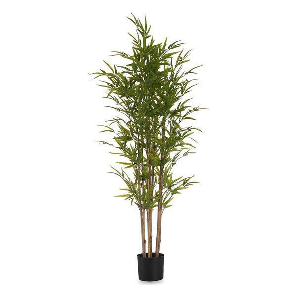 Dekopflanze Kunstpflanze Bambus Grün Kunststoff (150 cm)