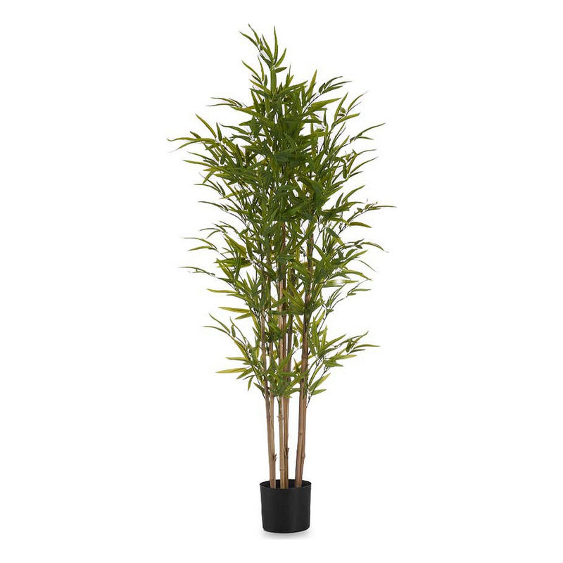 Dekopflanze Kunstpflanze Bambus Grün Kunststoff (150 cm)