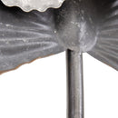 Wanddekoration 94 x 117 cm Metall Silber