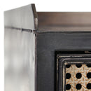 Konsole mit 2 Schubladen Braun Schwarz Eisen 85 cm