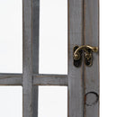 Oakina Laterne Kerzenschale Set Grau Tannenholz 75 cm