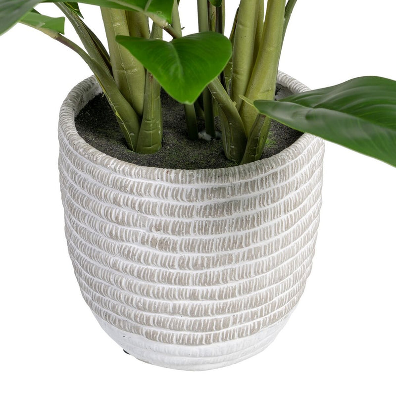 Dekopflanze Kunstpflanze 48 cm grün PVC