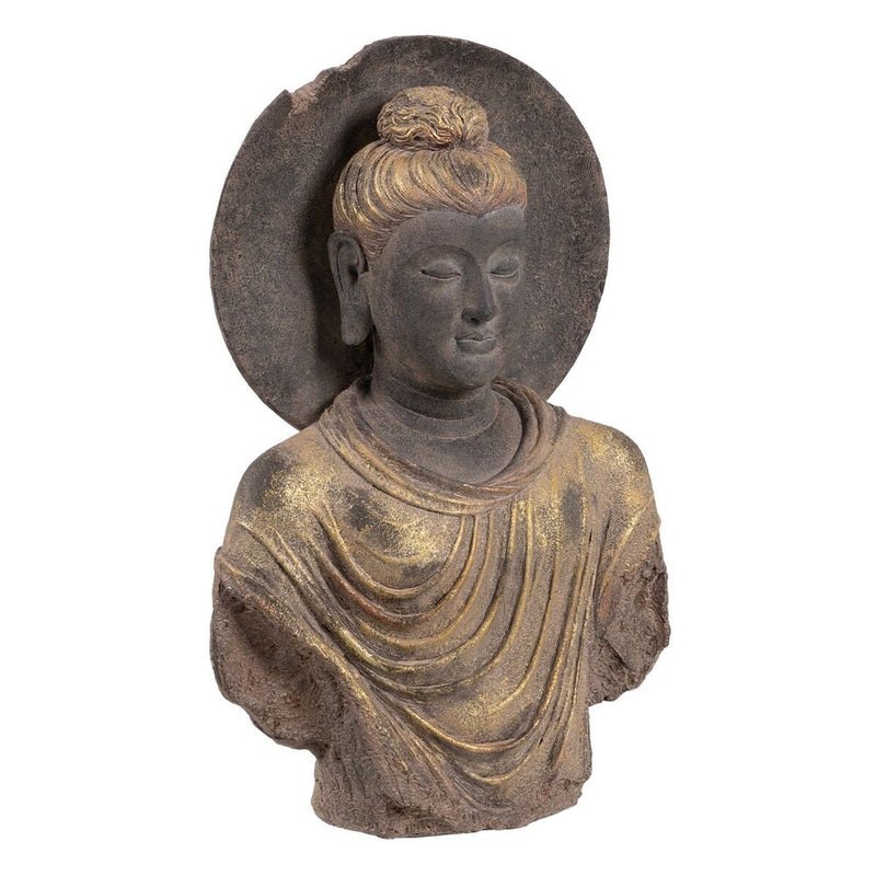 Dekofigur Büste Buddha Harz Braun 82 cm