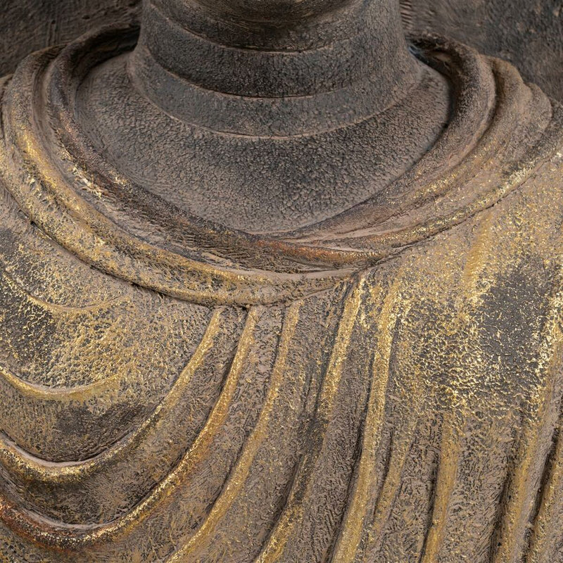 Dekofigur Büste Buddha Harz Braun 82 cm