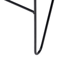 Hocker Polyester Beige Metall 40 cm