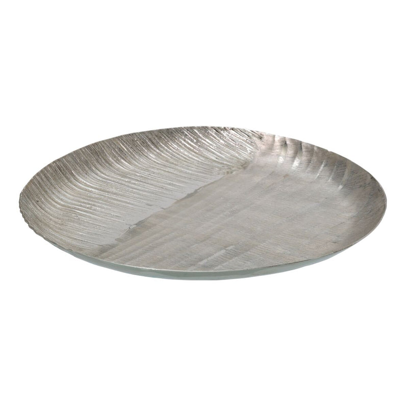 Dekoschale Silber Aluminium 34,5 cm